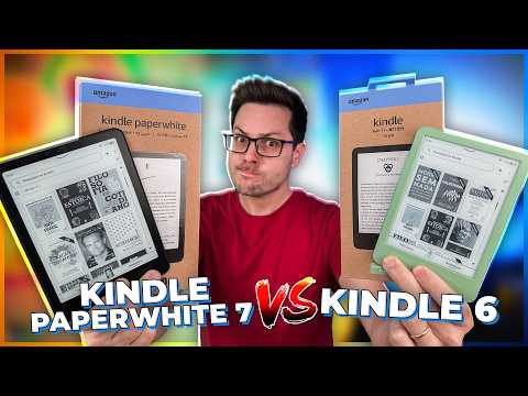 2025! KINDLE BÁSICO ou KINDLE PAPERWHITE?! DESCUBRA o IDEAL para VOCÊ!!