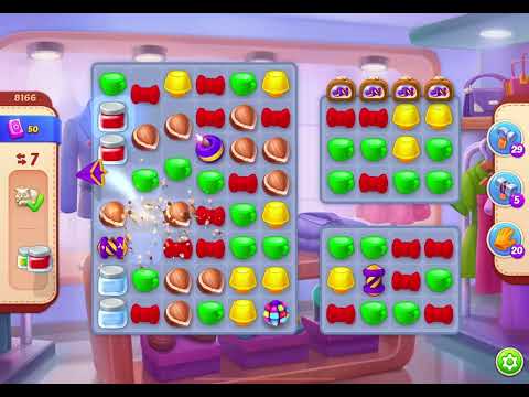 HomeScapes Level 8166 no boosters (17 moves)