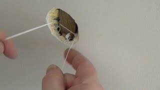Fix door knob hole in wall without using drywall