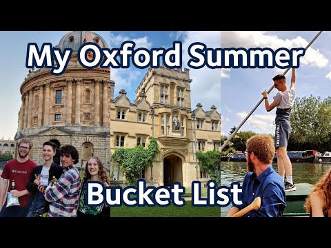 5 Unmissable Oxford Student Activities (My Summer Bucket List)