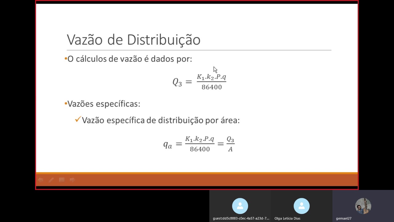Aula de Sistema de Abastecimento de Água - 26/03/2020