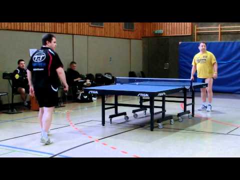 Marc Schöllhammer vs. Uwe Schriever 1. Satz | TTC Altena ClubTV