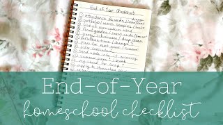 Getting Ready for the End of the School Year