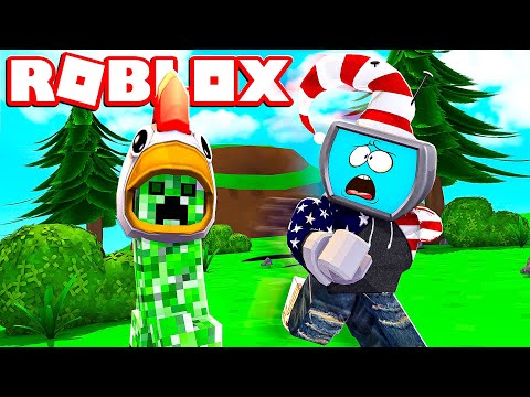 DIVENTIAMO DEI CREEPER SU ROBLOX!!