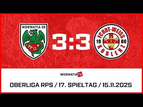 Highlights Wormatia Worms vs Rot-Weiß Koblenz 3:3 (15.11.2025)