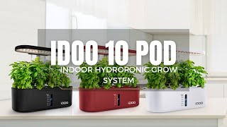 iDOO 10 Pod Indoor Hydroponics Growing System | Model ID - IG303 | Unboxing Assembly & Review