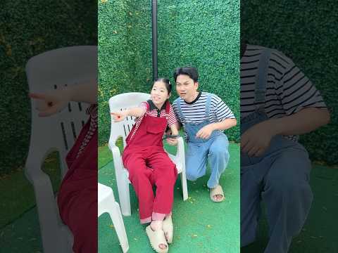 น้องลิงขโมยแว่นตาปะป๊า😱 #comedy #funny #ตลก #shorts