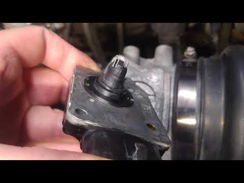 Cleaning the Mass Airflow Sensor hot wires on a Fox Body