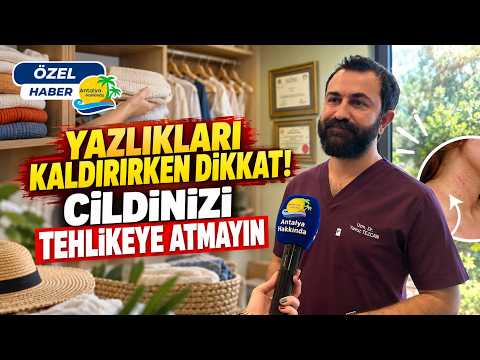 Yazlıkları kaldırırken dikkat! Cildinizi tehlikeye atmayın