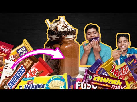 Blending 15 Chocolates into an Epic Milkshake | Vishwa & Miruthu