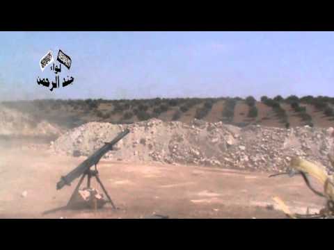 استهداف مطار حماة العسكري بصاروخ غراد من قبل لواء جند الرحمن