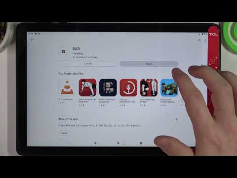 How to Install the RAR Application on the TCL Tab 10L - Working with Archived Files