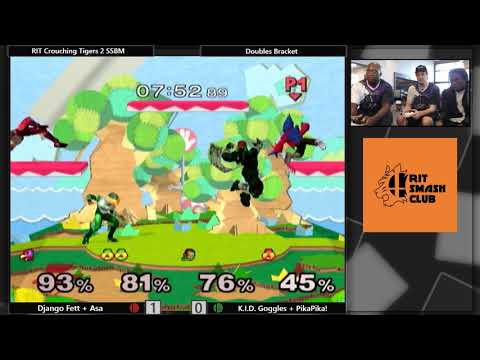 Crouching Tigers 2 SSBM - Winners - Django Fett + Asa (Red) vs K.I.D. Goggles + PikaPika! (Green)