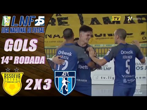 Gols Assoeva 2x3 Tubarão | 14ª Rodada | LNF 2020 (01/11/2020)