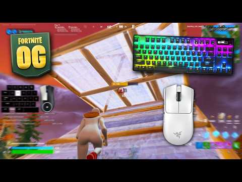 steelseries apex pro tkl asmr 🤩fortnite og ranked reload🏆 240 fps keyboard & mouse sounds