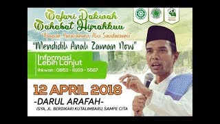 Download lagu Full Ceramah ¦¦ 12 April 2018 ¦¦  DARUL ARAFAH - Ustad Abdul Somad Lc MA mp3