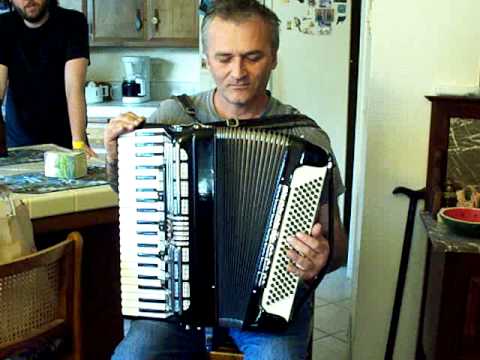 Frenchy from Kriminal Pogo playing Accordion