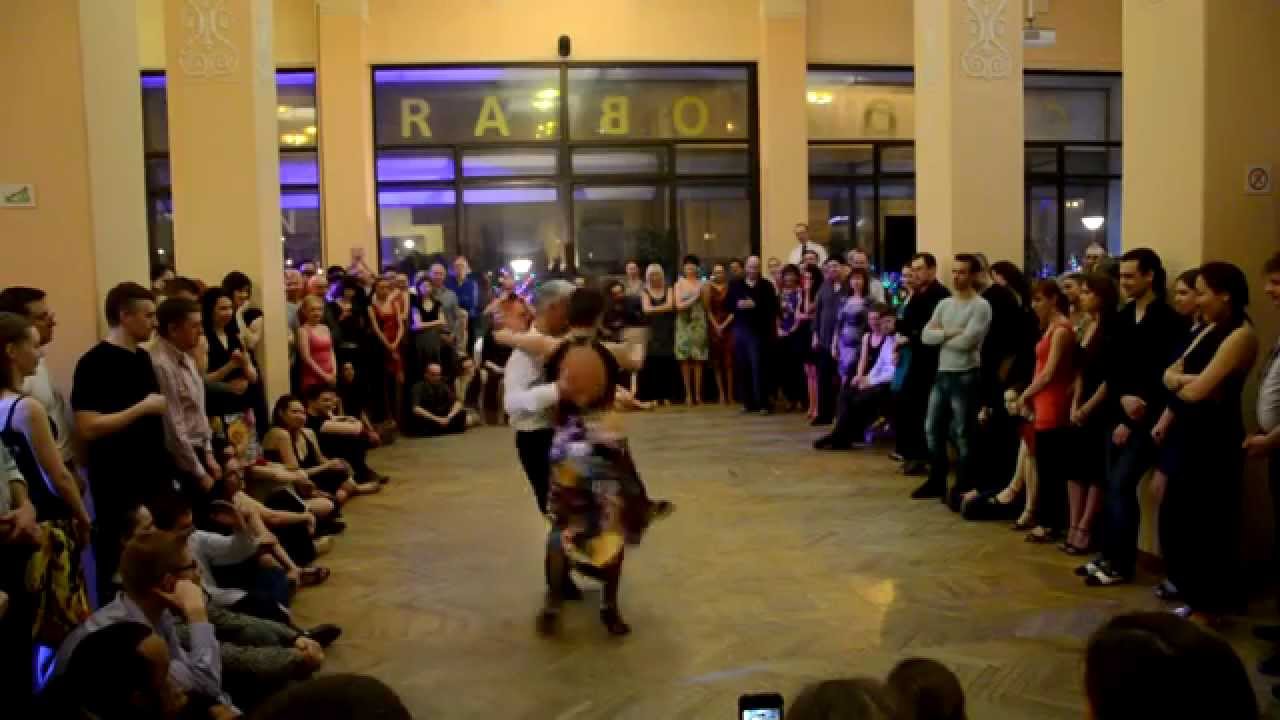 Roberto Reis y Natalia Lavendeira - El lloron (Hugo Diaz) - Milonga Russia 2014