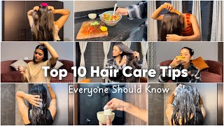 Top 10 HAIR CARE Tips- How to grow long, healthy hair | #tips #haircare Mishti Pandey