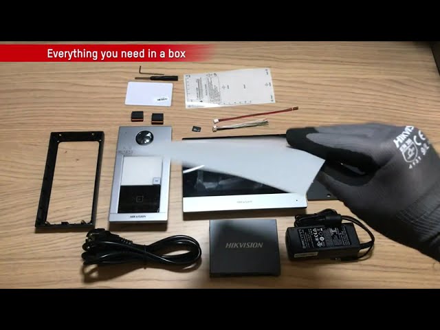 انتر كوم ذكي ds-kis604-p hikvision