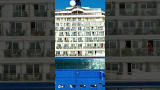 Celebrity Reflection cruise ship upper deck and balcony cabins (aft)