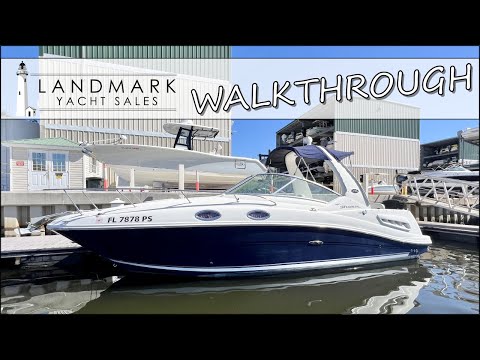 2005 Sea Ray 260 SunDancer [WALKTHROUGH] - Tarpon Springs, FL