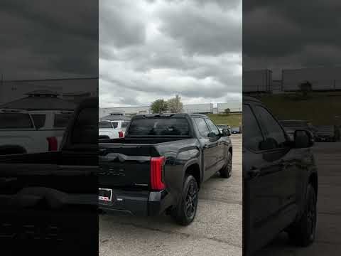 2026 Toyota Tundra 4x4 Crewmax Limited Hybrid in Midnight Black Metallic for sale at Forbes Waterloo Toyota in Waterloo, ON