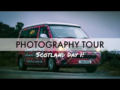 TARTAN CAMPERVAN TOUR DAY 1- SCOTLAND LANDSCAPE PHOTOGRAPHY