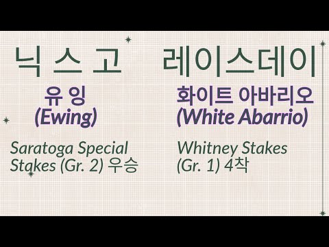 8/5-강태성-닉스고자마 '유잉', 레이스데이자마 '화이트 아바리오' 동반 출격