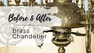 Brass Restoration | Brass Chandelier