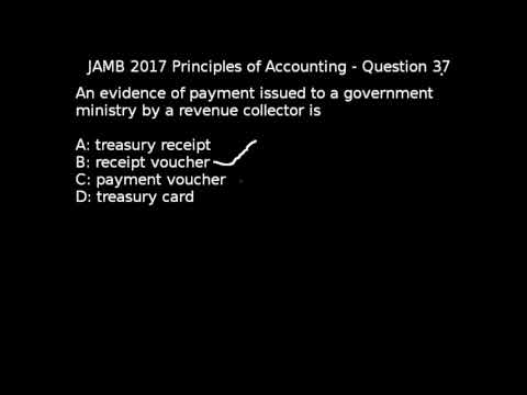 Q37 - JAMB Accounting 2017 Past Questions and Answers
