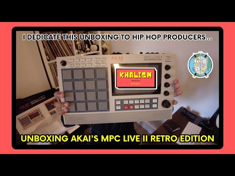 Unboxing Akai MPC Live II Retro Edition