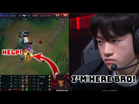 T1 Gumayusi is dying but T1 Keria saves the day! | POG