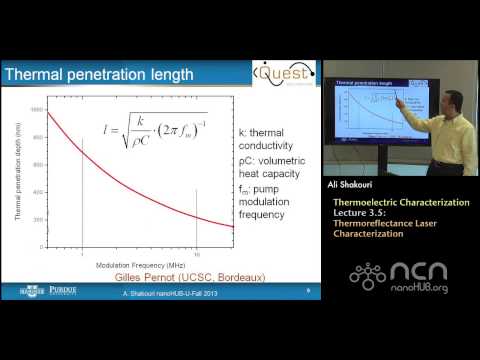 nanoHUB-U Thermoelectricity L3.5: Nano/Macroscale Characterization - Thermoreflectance Laser