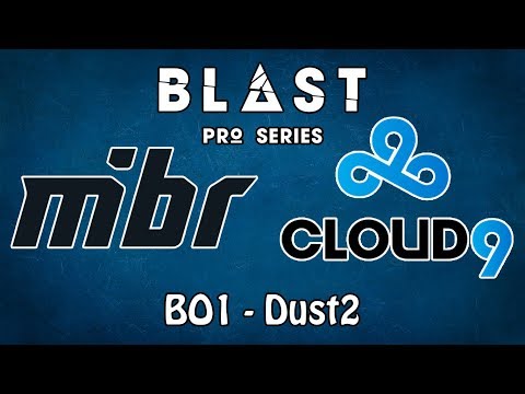 MiBR vs Cloud9 [Dust2] Highlights - BLAST Pro Series Istanbul 2018