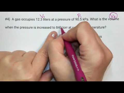 Gas Law Calculations that involve a pressure unit conversion