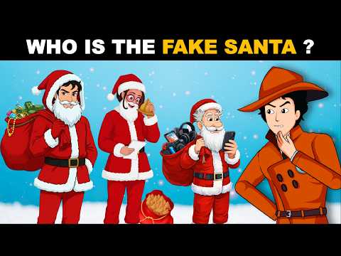 Detective IQ ( Case 7 ) -  The Santa thief in New York city | Riddles with Answers