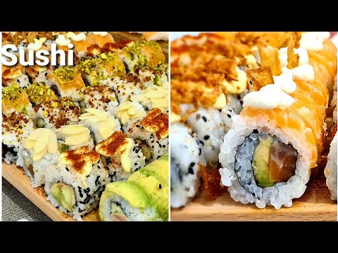 SUSHI: URAMAKI/HOSOMAKI VIDEO  Ricetta perfetta!!