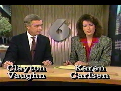 KOTV The News on 6 The 6 O'clock Edition Tulsa April 18, 1988