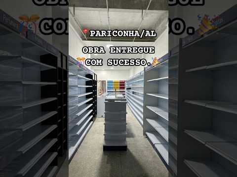 Móveis para Farmácia - Obra entregue com sucesso em Pariconha - AL