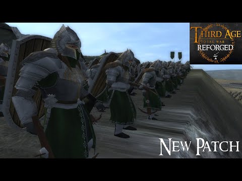 NORTH DOWNS, THE LAST POST OF THE OLD DUNEDAIN (Siege Battle) - Third Age: Total War (Reforged)