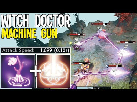 Machine Gun Death Ward 35 Kills Witch Doctor By Goodwin | Dota 2 Gameplay
