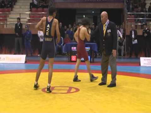 AWFCUP2013 / Mikayıl Rəhmanov - Davit Çxartişvili GEO - gr-cadet 50 kg final