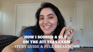 How I Scored 95.3% on the ATI TEAS 7 Exam | 99th Percentile Tips & Study Guide