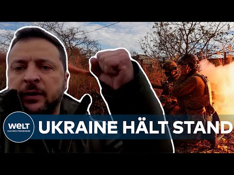 Video Thumbnail: UKRAINE-KRIEG: Heftig umkämpfte Frontstadt - Selenskyj besucht Awdijiwka