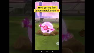 Yey I got my first Dynamax pokemon 😍 #pokemon #pokemongo #shinypokemon #pokemontcg #pokemoncommunity