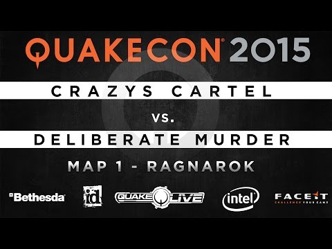 CrazYs Cartel vs. Deliberate murder - Map 1 - Ragnarok (QUAKECON 2015 TDM)