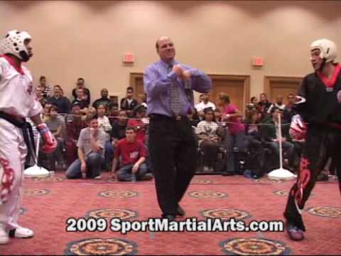 Willie Hicks v Jack Felton - Mens team sparring eliminations - 2009 NBL Supergrands