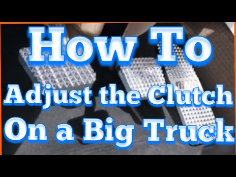 How to adjust clutch on a big truck. Simple DIY clutch adjustment, step by step guide