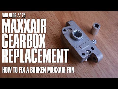 Replacing MaxxAir fan gearbox